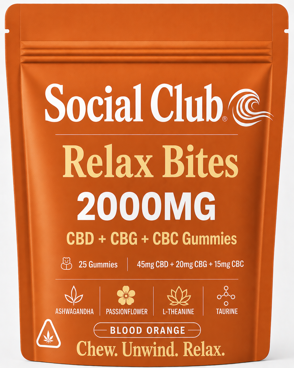 Social Club Relax Bites - 6 Pack Case